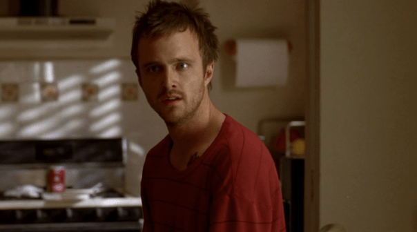 Aaron Paul and Krysten Ritter as Jesse Pinkman and Jane Margolis on Breaking Bad S02E12 Phoenix